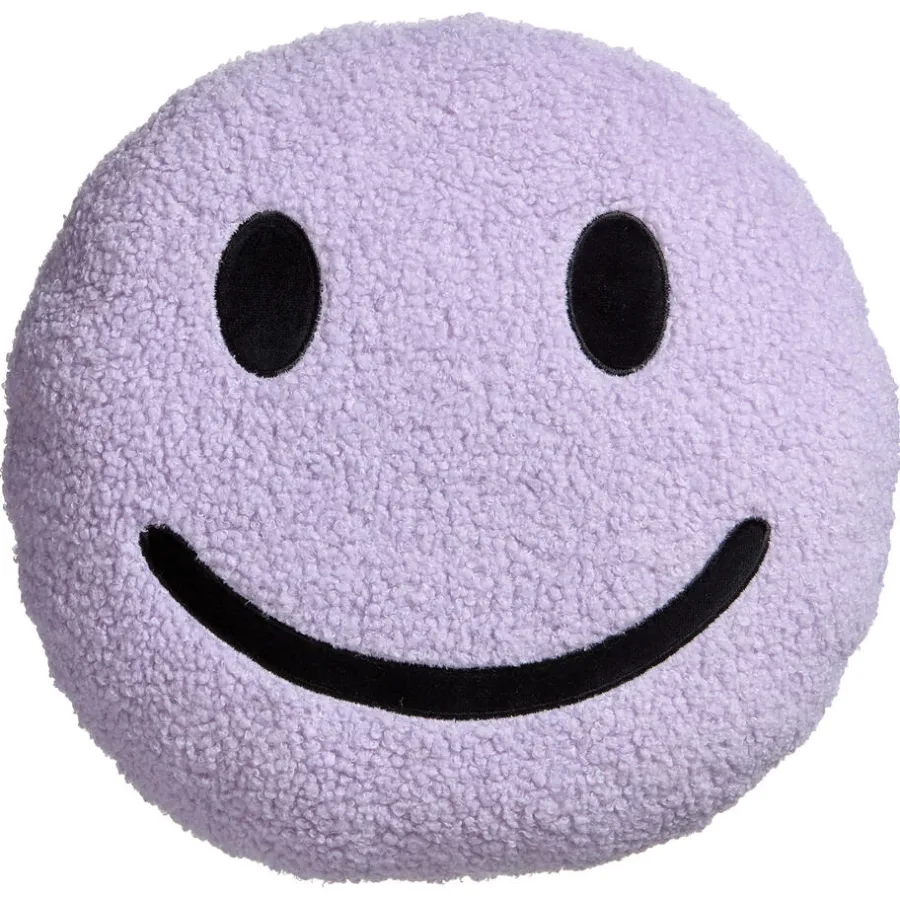 Kwantum Sierkussens*Kussen Smiley Lila Ø35 Cm ø 35 Cm