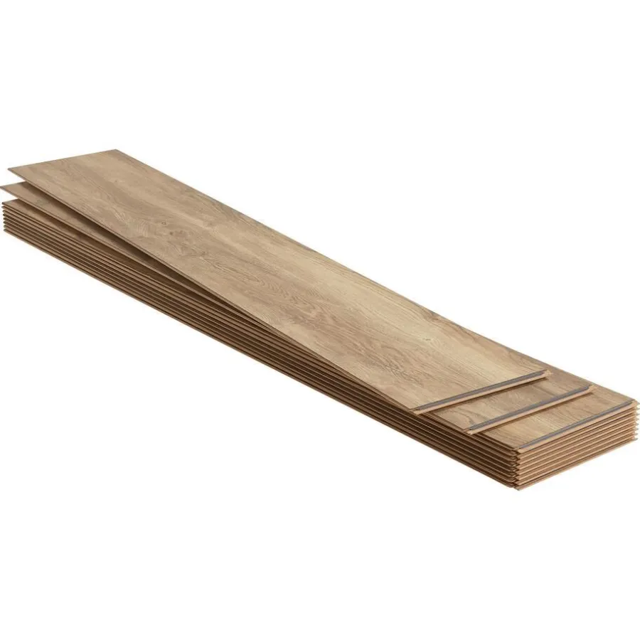 Kwantum Extra Breed Laminaat|Houtlook Laminaat*Laminaat Charlotte Town Naturel Eiken XL Plank Je berekent hoeveel meters je nodig hebt door lengte en breedte in te vullen