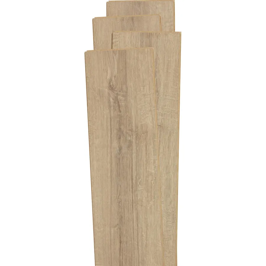 Kwantum Extra Breed Laminaat|Houtlook Laminaat*Laminaat Hazelton Bruin Eiken XL Plank Je berekent hoeveel meters je nodig hebt door lengte en breedte in te vullen