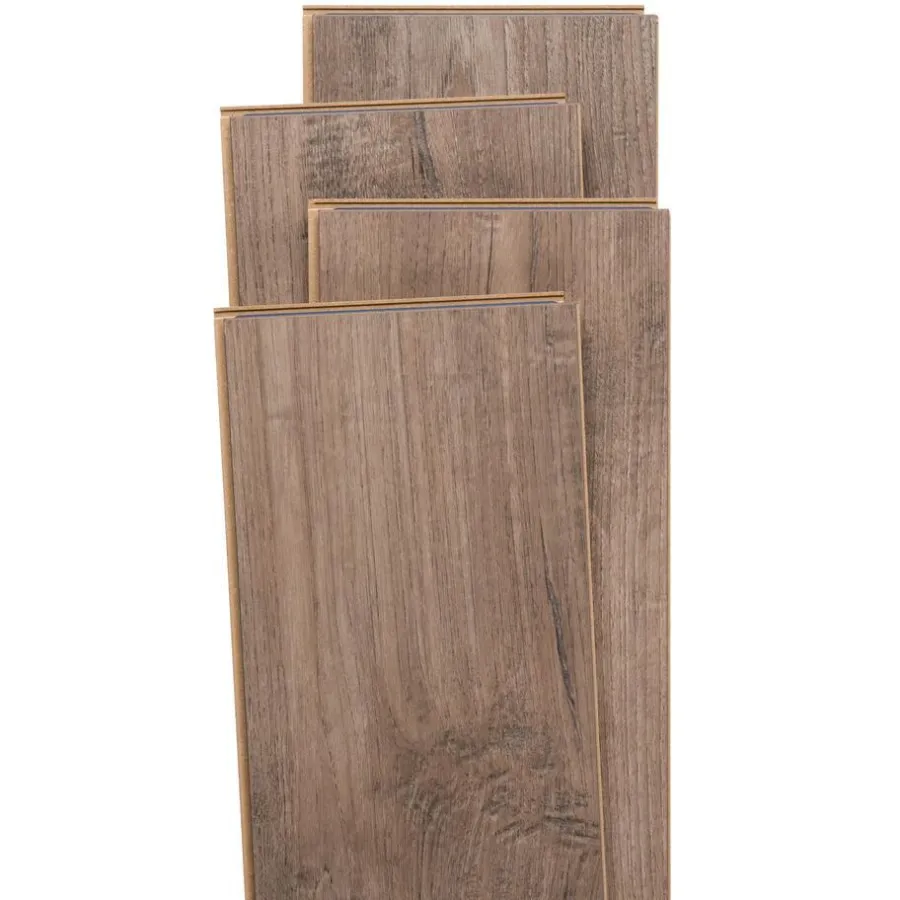 Kwantum Tegellook Laminaat|Extra Breed Laminaat*Laminaat Oakdale Taupe Eiken