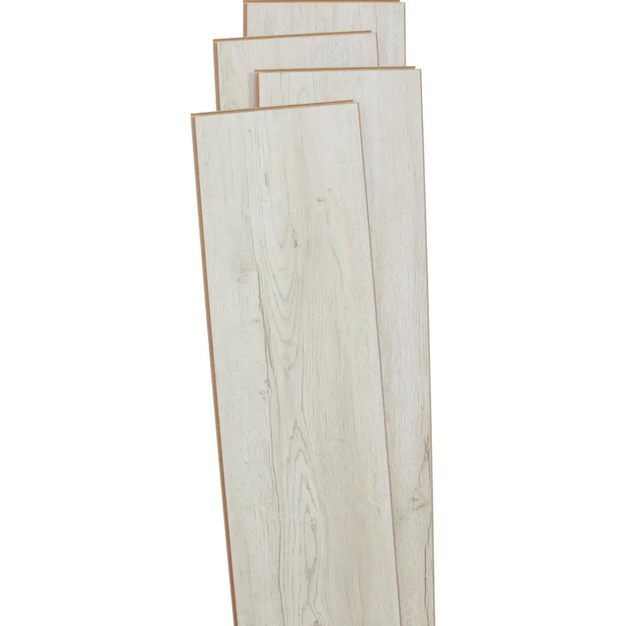 Kwantum Extra Breed Laminaat|Houtlook Laminaat*Laminaat Wakefield Creme Eiken XL Je berekent hoeveel meters je nodig hebt door lengte en breedte in te vullen