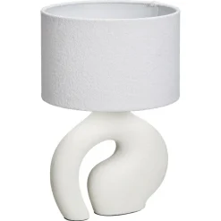 Kwantum Lampenkappen*Lampenkap Boucle 25cm Wit