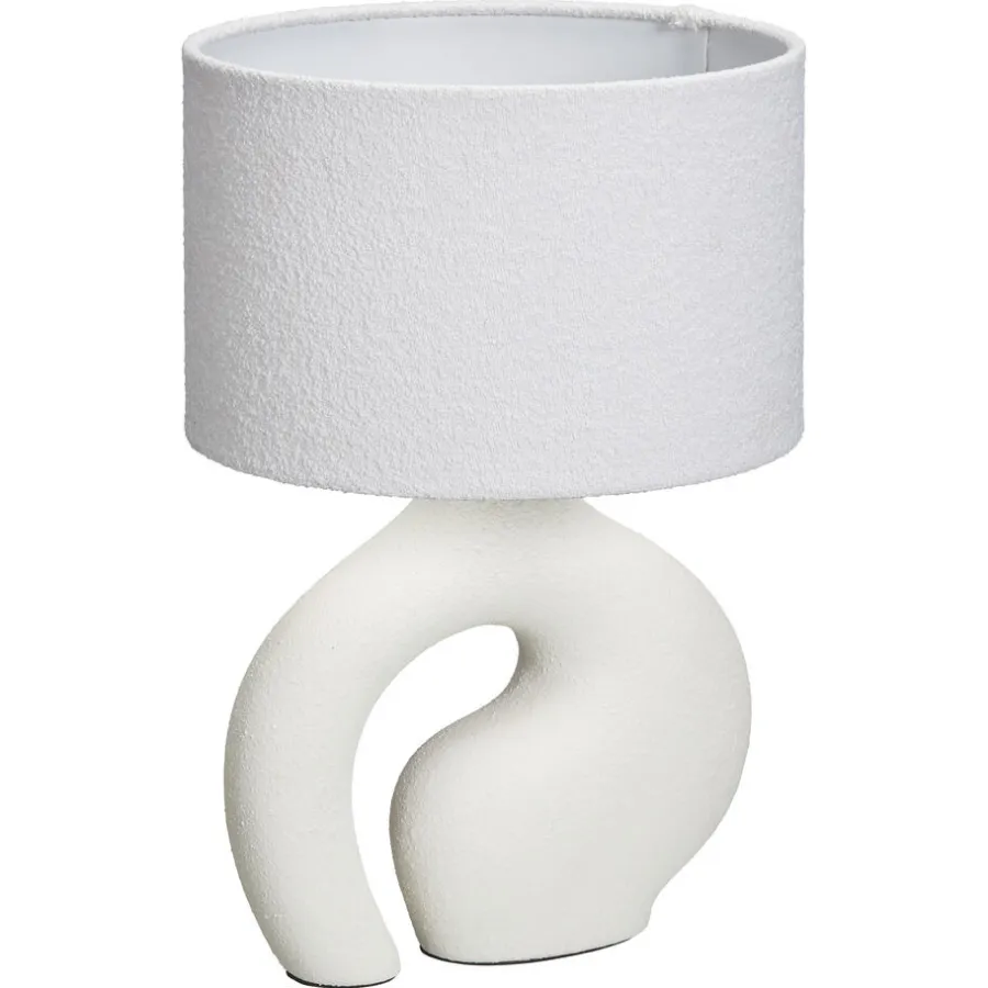 Kwantum Lampenkappen*Lampenkap Boucle 25cm Wit