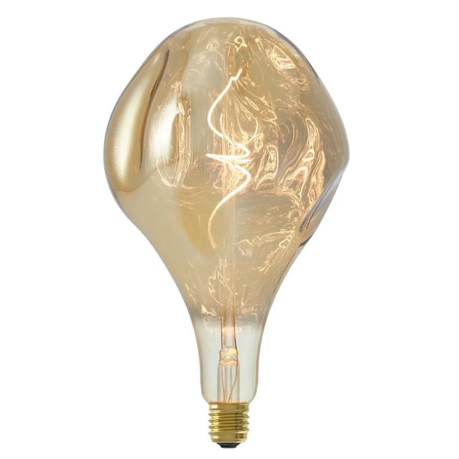 Kwantum Lichtbronnen*LED Lamp 16,5x28 Cm Champagne E27 Dimbaar