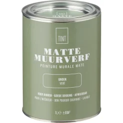 Kwantum Muurverf*Muurverf Mat Groen 1 L 1L