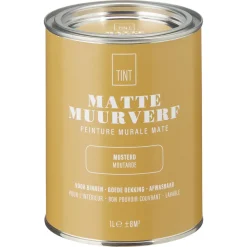 Kwantum Muurverf*Muurverf Mat Mosterd 1 L 1L