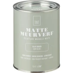 Kwantum Muurverf*Muurverf Mat Olijf Groen 1 L 1L