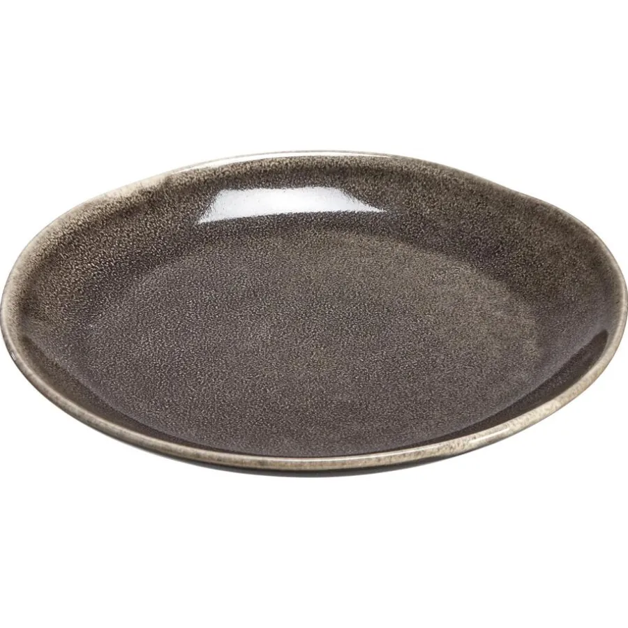 Kwantum Borden|Borden*Ontbijtbord Glaze Antraciet - ⌀22cm