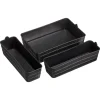 Kwantum Overige Opbergers*Opberger Midi Zwart - 3 Stuks