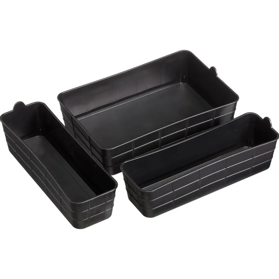 Kwantum Overige Opbergers*Opberger Midi Zwart - 3 Stuks