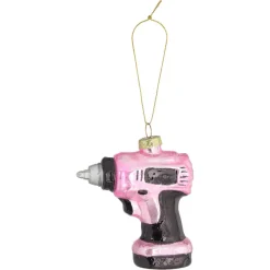 Kwantum Kerstballen & Kerstornamenten*Ornament Boormachine Roze