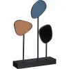 Kwantum Decoratie Beelden*Ornament Op Voet Glas Multicolor