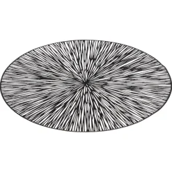 Kwantum Kerstservies|Placemats*Placemat Marsha Zwart ⌀38 Cm