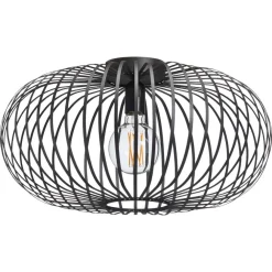 Kwantum Plafondlampen*Plafondlamp Gavi Zwart