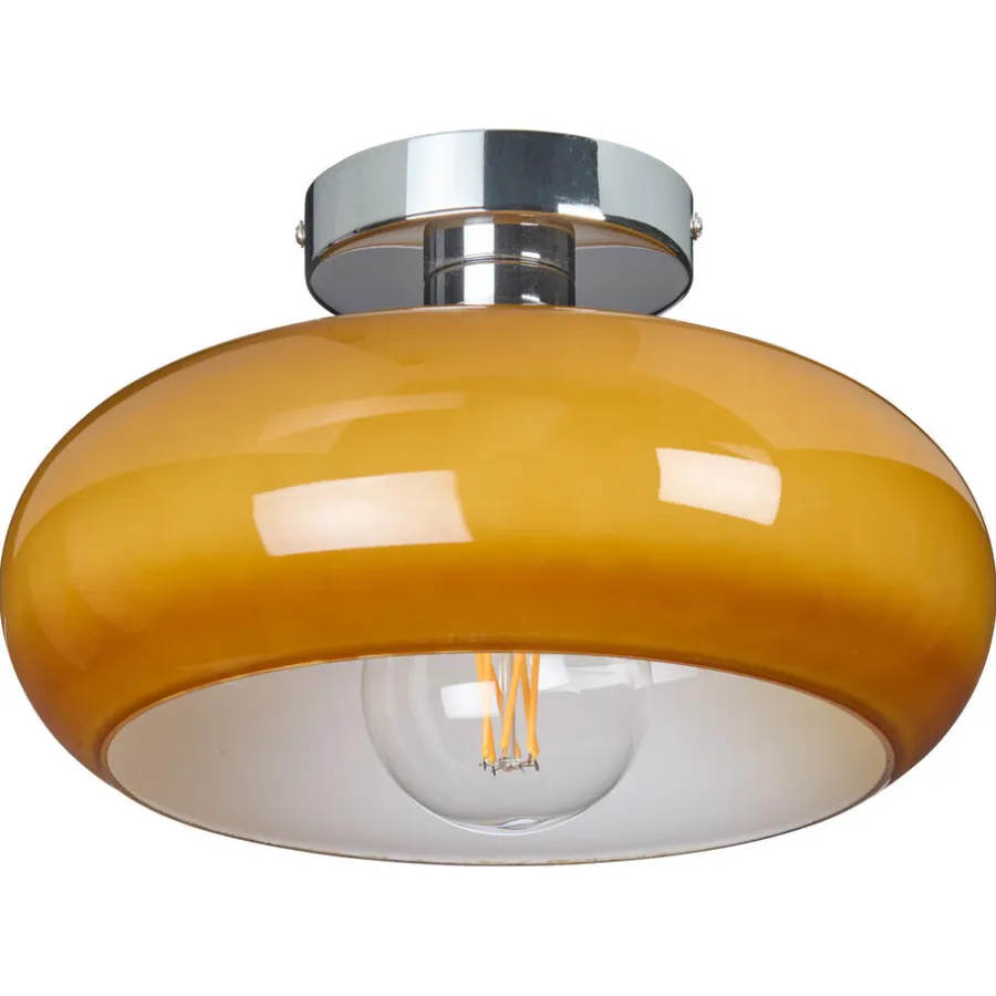Kwantum Plafondlampen*Plafondlamp Leda Bruin