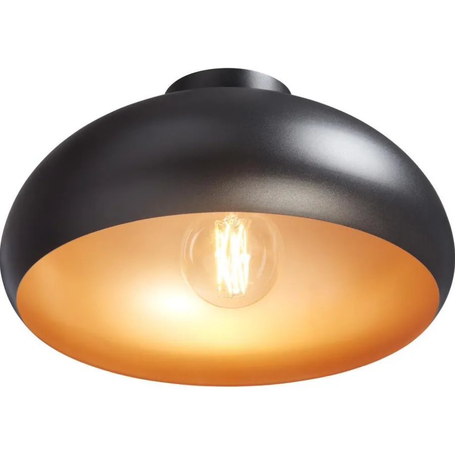 Kwantum Plafondlampen*Plafondlamp Menerva Zwart