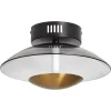 Kwantum Plafondlampen*Plafondlamp Pomona Zwart