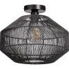 Kwantum Plafondlampen*Plafondlamp Segi Zwart