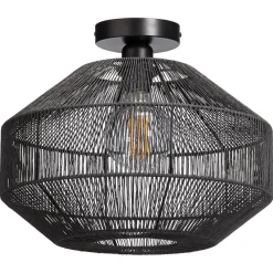 Kwantum Plafondlampen*Plafondlamp Segi Zwart