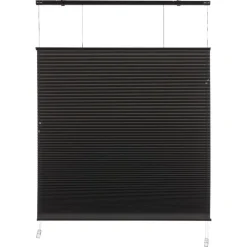 Kwantum Plisségordijnen*Plisségordijn Dae Zwart 80x175 Cm 080X175CM