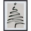 Kwantum Kerstdecoratie*Poster Kerst Wit/Zwart