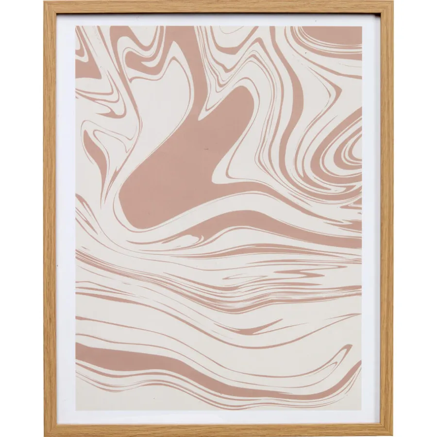 Kwantum Wanddecoratie*Poster Liquid Marble 40x50 Cm