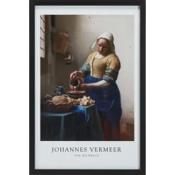 Kwantum Wanddecoratie*Poster Melkmeisje Blauw