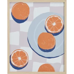 Kwantum Wanddecoratie*Poster Orange Oranje
