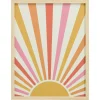 Kwantum Wanddecoratie*Poster Zon Oranje