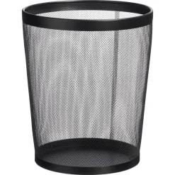 Kwantum Afvalbakken|Badkameraccessoires*Prullenmand Mesh 7 Liter Zwart