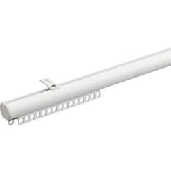 Kwantum Gordijnrails*Railroedeset 250 Cm Wit Metaal - Ø28mm 250CM