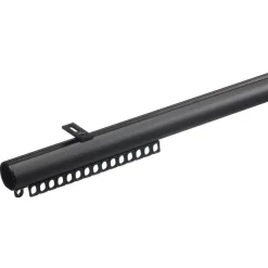 Kwantum Gordijnrails*Railroedeset 150 Cm Zwart Metaal - Ø28mm