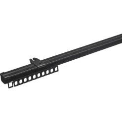 Kwantum Gordijnrails*Railset Op Maat Zwart 300 Cm