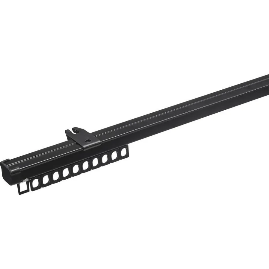 Kwantum Gordijnrails*Railset Op Maat Zwart 300 Cm