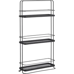 Kwantum Trolleys & Keukenrekken|Opbergkasten & Rekken*Rek Zwart