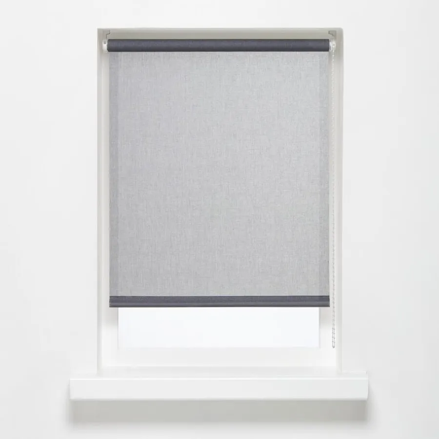 Kwantum Rolgordijnen*Rolgordijn Milou Antraciet 120x190 Cm 120X190CM