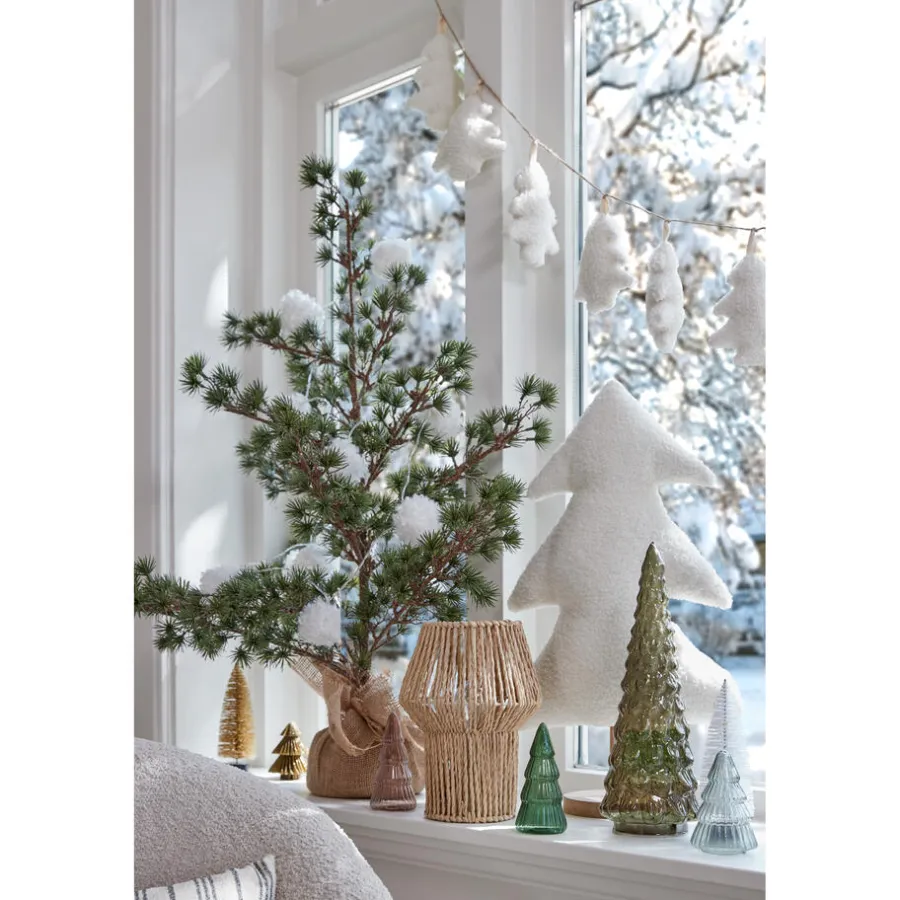 Kwantum Kerstdecoratie*Slinger Kerstboom Wit