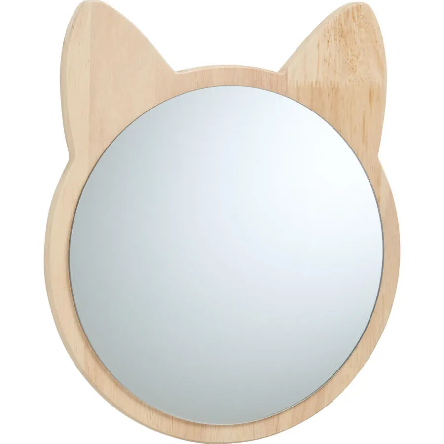 Kwantum Spiegels*Spiegel Kat Hout