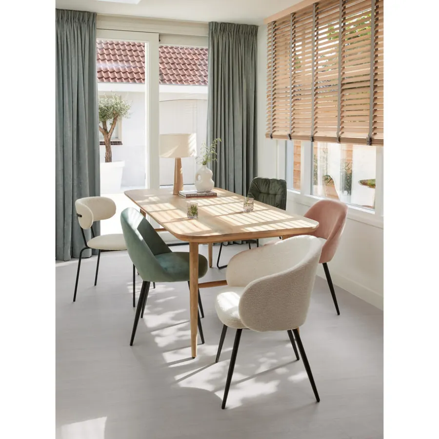 Kwantum Eetkamerstoelen*Stoel Bergen Off-White Offwhite