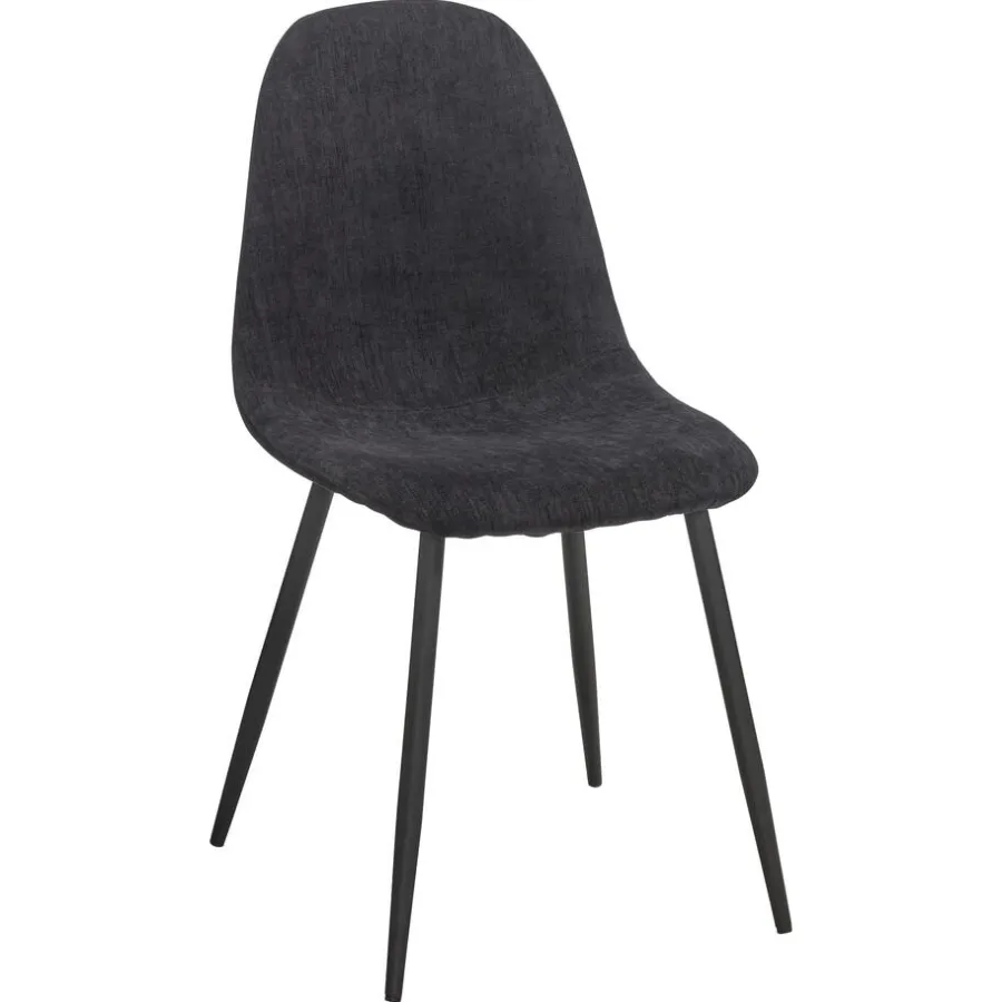 Kwantum Eetkamerstoelen*Stoel Napoli Zwart ZwartSS24