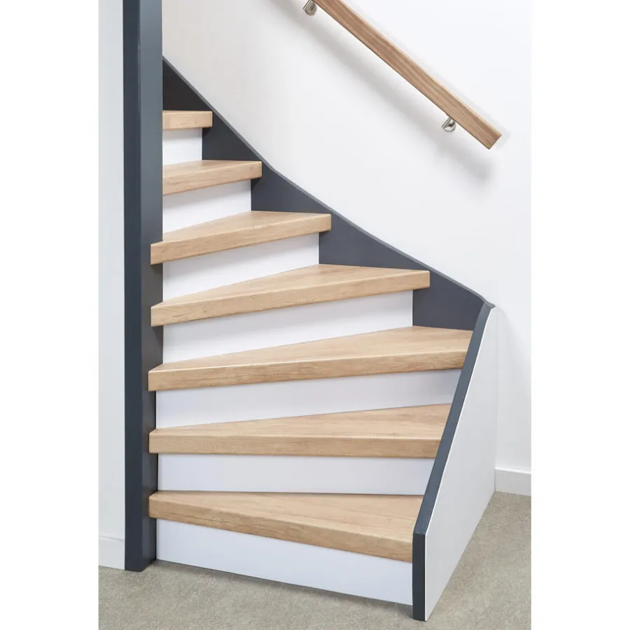 Kwantum Traprenovatie & Trapbekleding*Stootbord Callery Naturel Eiken 2st 90 Cm