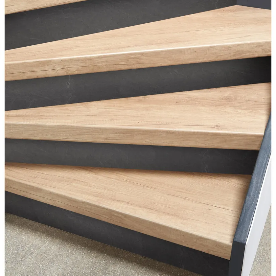 Kwantum Traprenovatie & Trapbekleding*Stootbord Concrete Antraciet 2st - 90cm