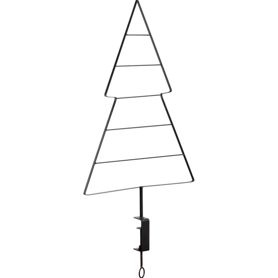 Kwantum Kerstdecoratie*Tafelklem Kerstboom Zwart