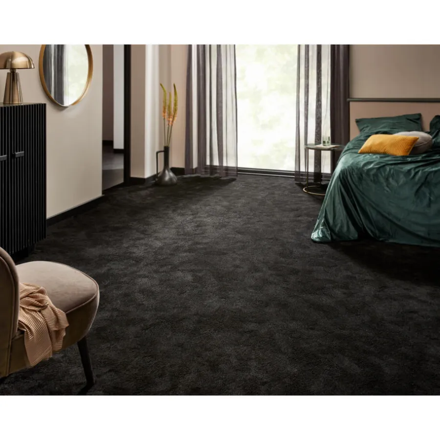 Kwantum Tapijt|Traprenovatie & Trapbekleding*Tapijt Leetsdale Zwart