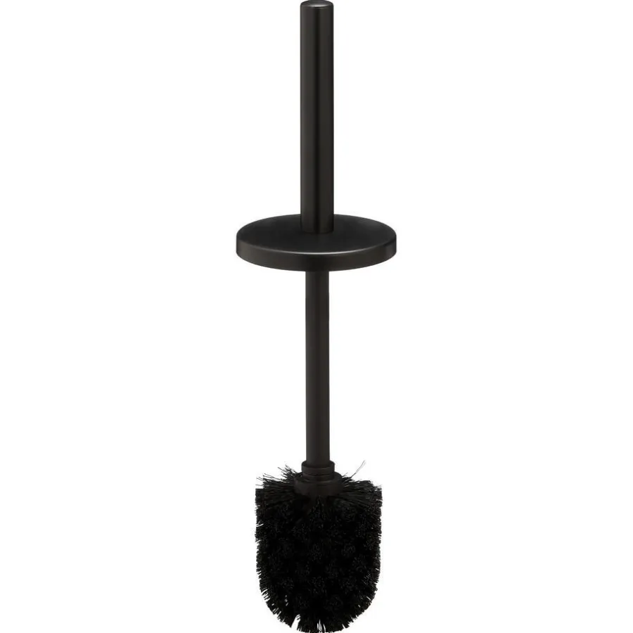 Kwantum Badkameraccessoires*Toiletborstel Metaal Zwart