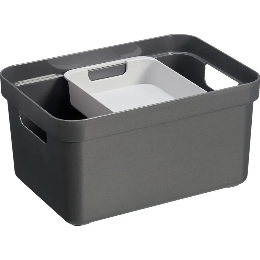 Kwantum Opbergboxen & Lades*Tray Grijs S Sigma Grijs