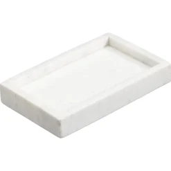Kwantum Badkameraccessoires*Tray Marmer 20x12 Cm Wit