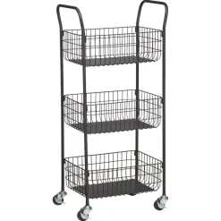 Kwantum Trolleys & Keukenrekken*Trolley Dequan Zwart