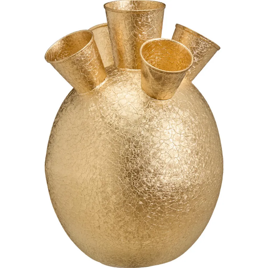 Kwantum Vazen & Potten*Tulpen Vaas Goud - 29x19 Cm