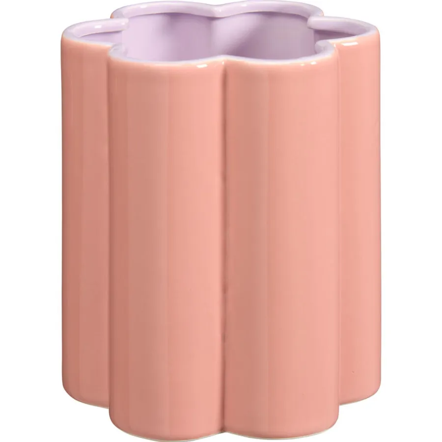 Kwantum Vazen & Potten*Vaas Bloem Lila/Roze